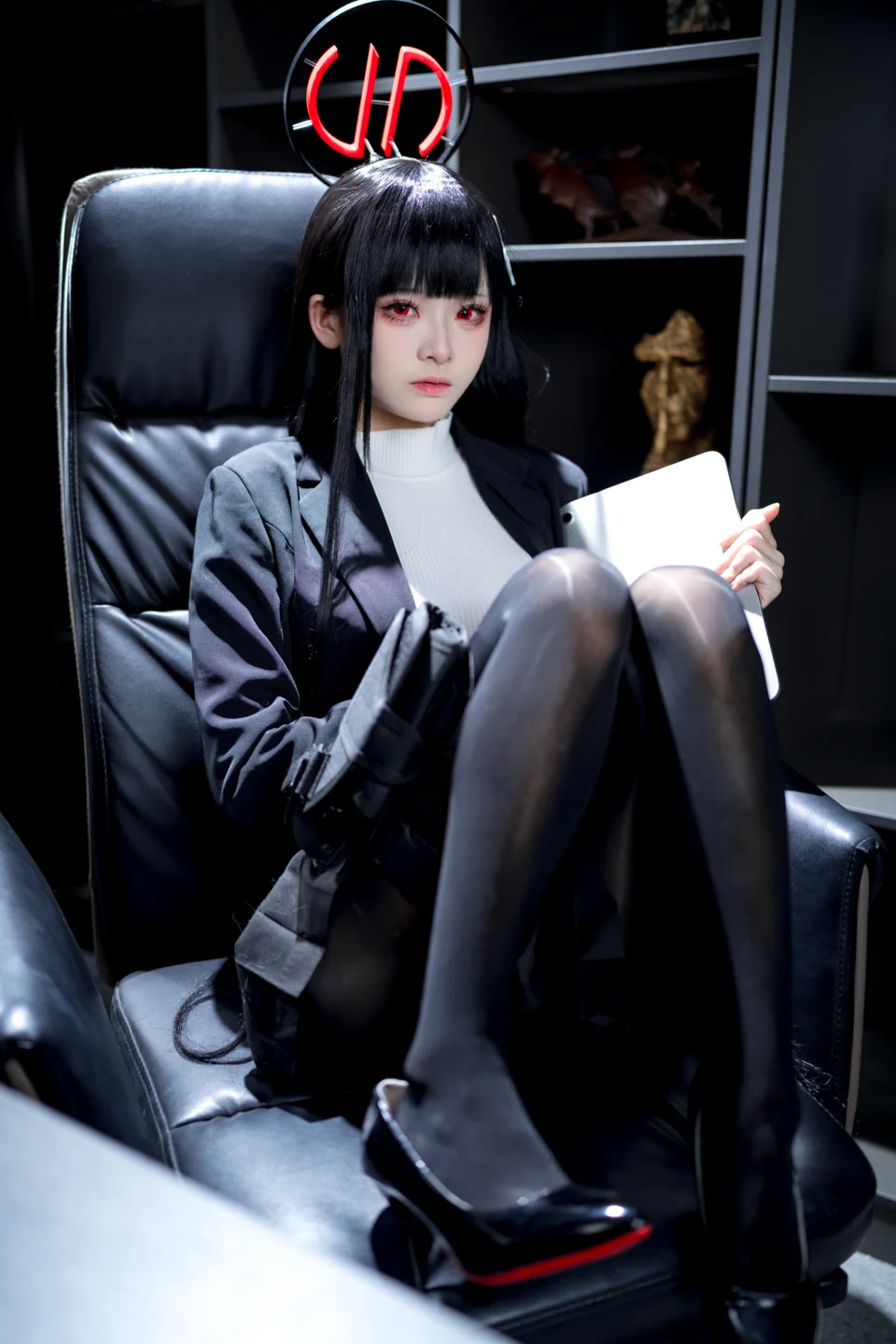 九柒喵 - No.026 蔚蓝档案 调月莉音 [64P-1.4GB] tg@simisebaisi 【丝足阁】007.webp